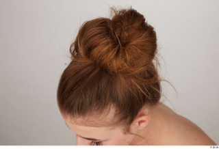 Olivia Sparkle brown hair messy bun 0002.jpg